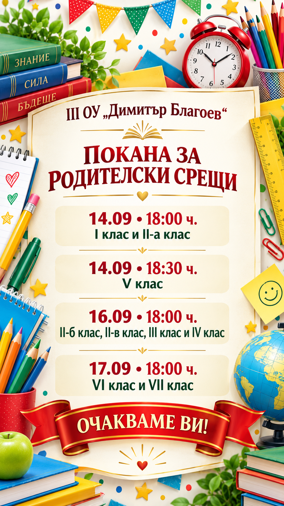 Родителски срещи - голяма снимка